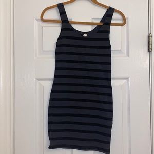 Black and gray stretchy dress from h & m